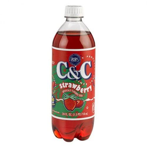 C&C Soda Strawberry 710ml - Candy Mail UK