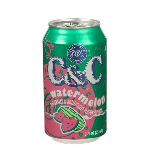C&C Soda Watermelon Can 355ml - Candy Mail UK