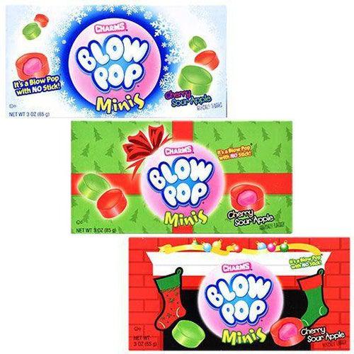 Charms Blowpop Minis Xmas Theatre Box 85g - Candy Mail UK