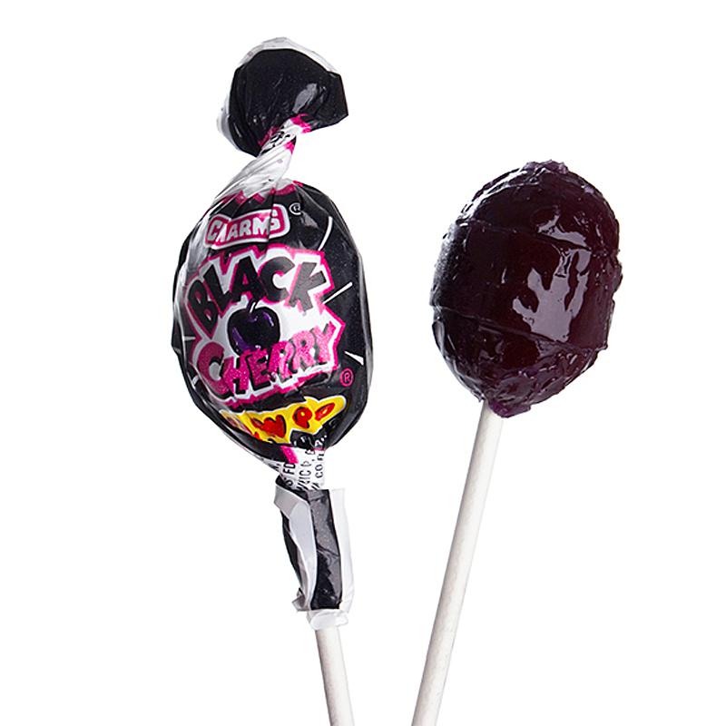 Charms Blowpops Black Cherry 18g - Candy Mail UK