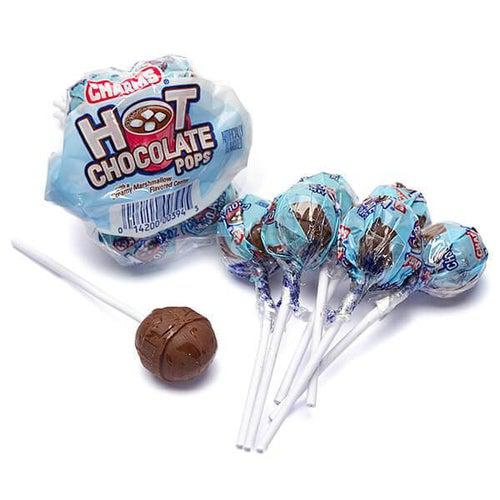 Charms Hot Chocolate Pops Bunch 109g - Candy Mail UK