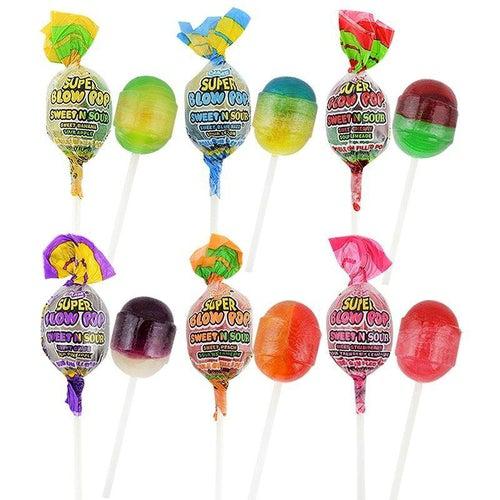 Charms Super Blowpops Sweet and Sour 32g - Candy Mail UK