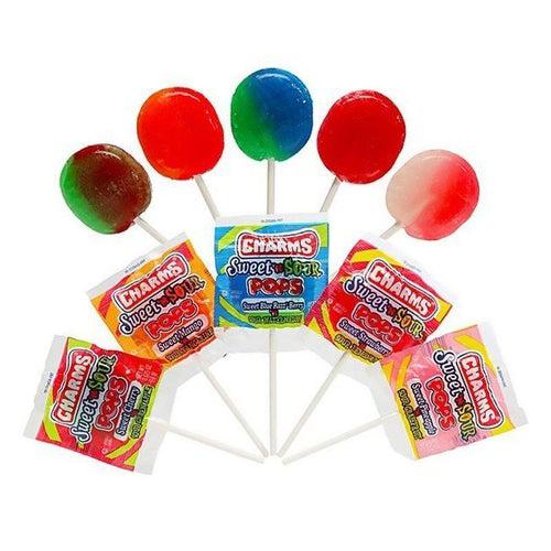 Charms Sweet and Sour Pops - Candy Mail UK