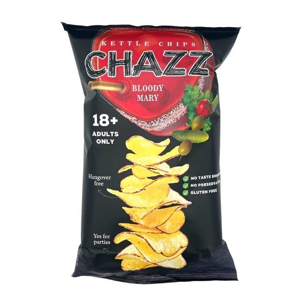 Chazz Kettle Chips Bloody Mary Cocktail Flavour 90g Candy Mail UK