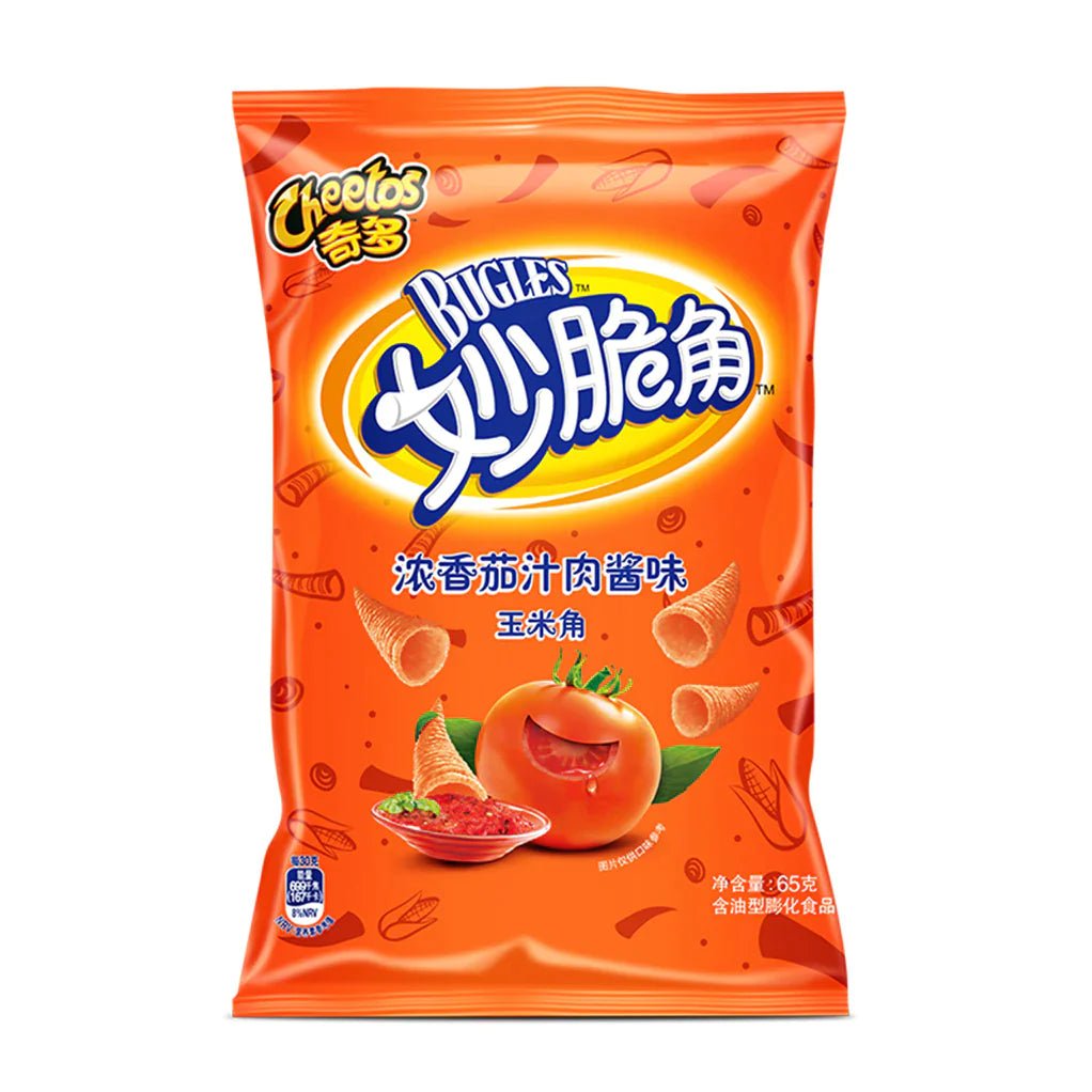 Cheetos Bugles Spicy Tomato (China) 65g - Candy Mail UK