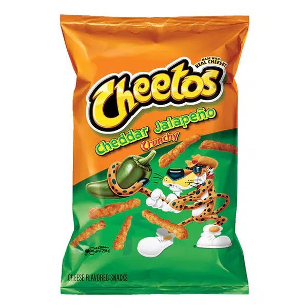 Cheetos Crunchy Cheddar Jalapeno American Import 56.7g Best Before 12th July 2022 - Candy Mail UK
