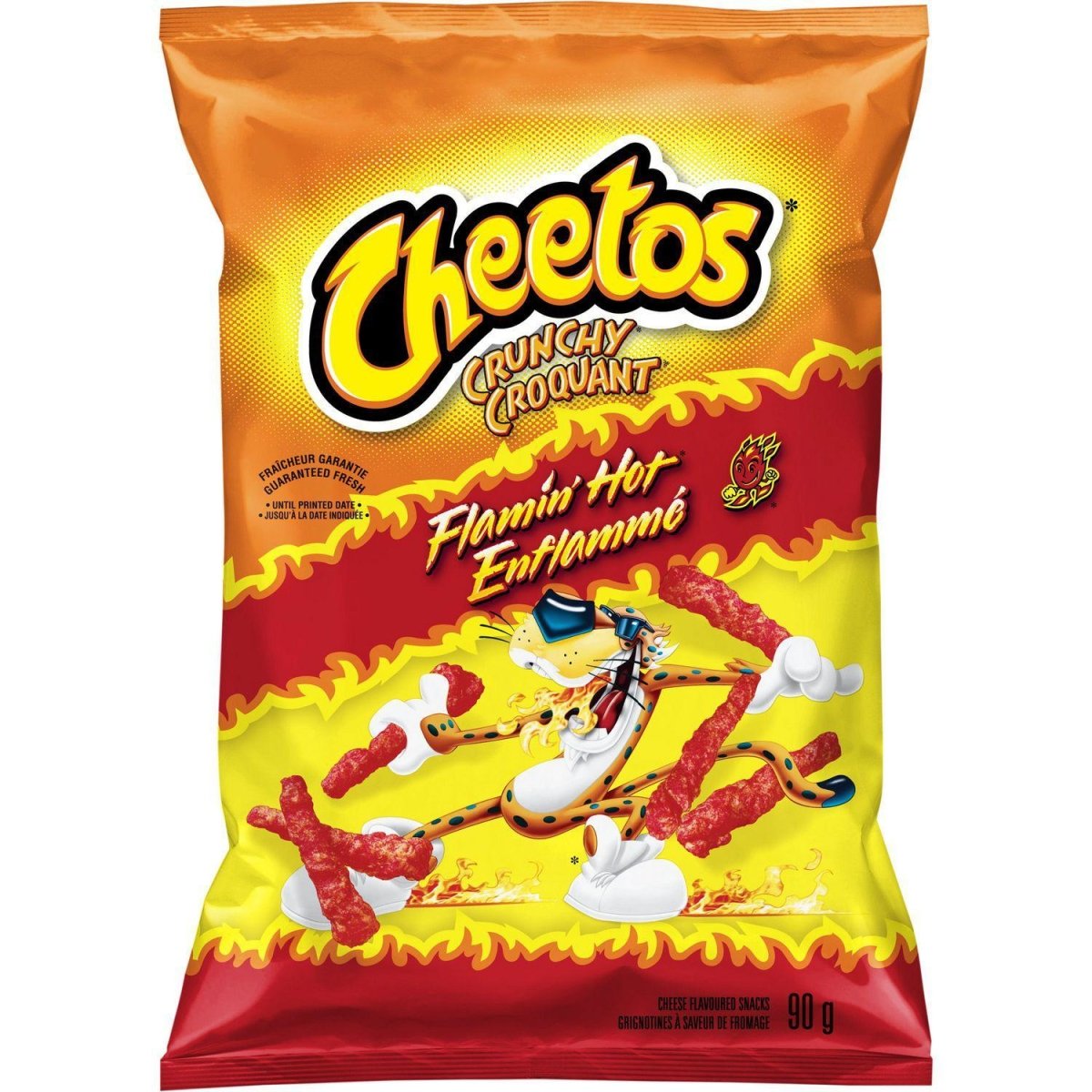 Cheetos Flamin’ Hot Crunchy (Canada) Import XXXL Bag 285g - Candy Mail UK