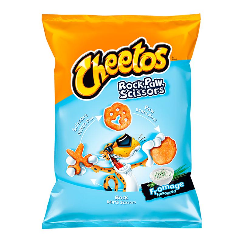 Cheetos Rock Paw Scissors Fromage Cheese 145g - Candy Mail UK