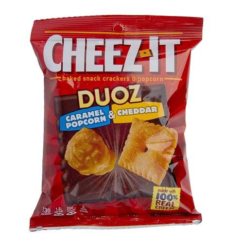 Cheez It Duoz Caramel Popcorn and Cheddar 113g - Candy Mail UK