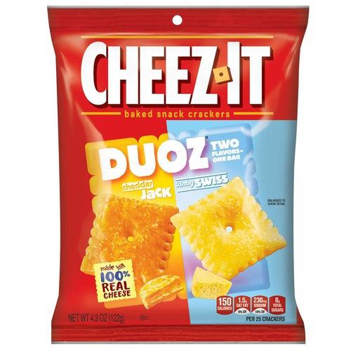Cheez It Duoz Cheddar Jack and Baby Swiss 121g - Candy Mail UK