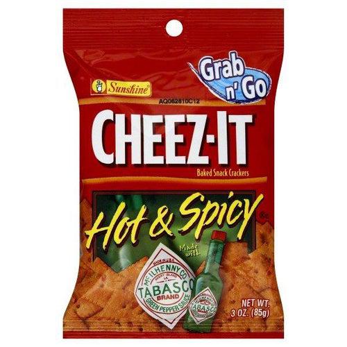 Cheez it Hot and Spicy Tabasco 85g - Candy Mail UK