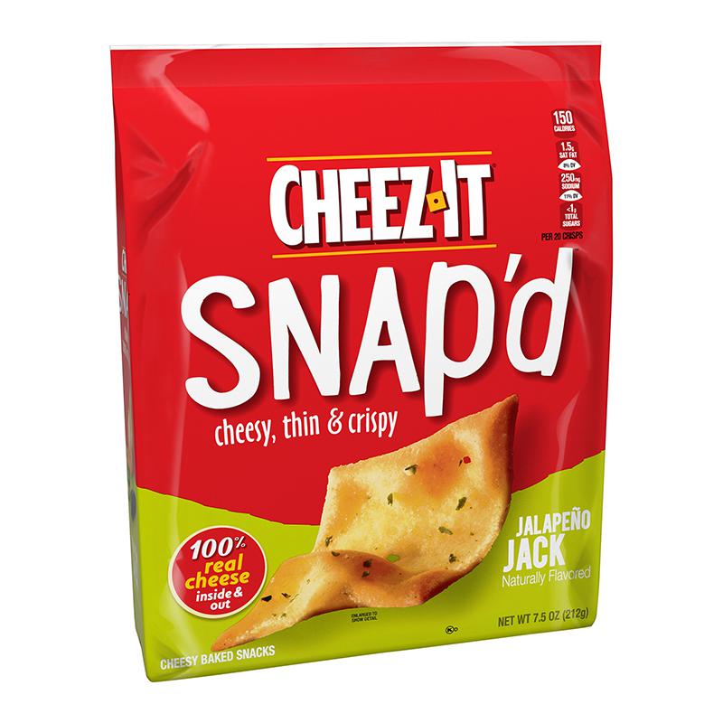 Cheez it Snap'd Jalapeno Jack 212g - Candy Mail UK