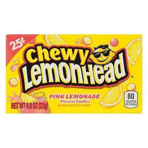 Chewy Lemonhead Pink Lemonade Changemaker Box 22g - Candy Mail UK