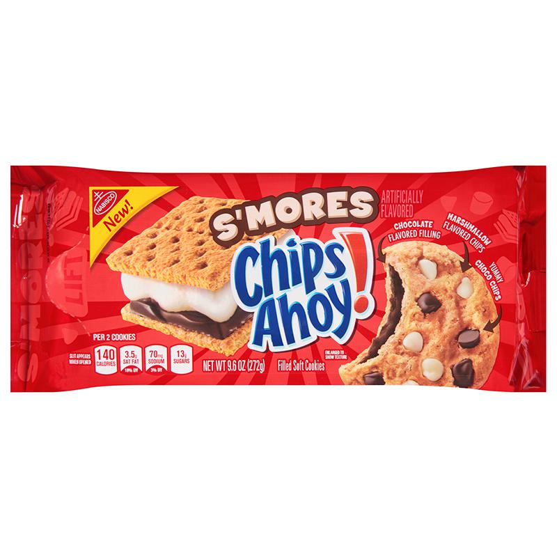 Chips Ahoy! S'mores Soft Filled Chewy Cookies 272g - Candy Mail UK