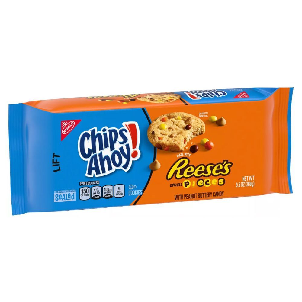 Chips Ahoy with Reese's Pieces 269g - Candy Mail UK