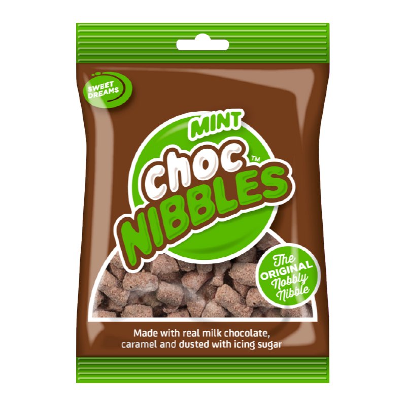 Choc Nibbles Mint Flavour 150g - Candy Mail UK