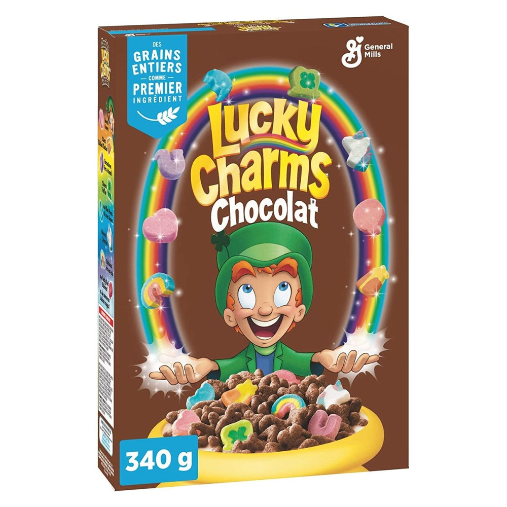 Chocolate Lucky Charms (Canada) 340g - Candy Mail UK