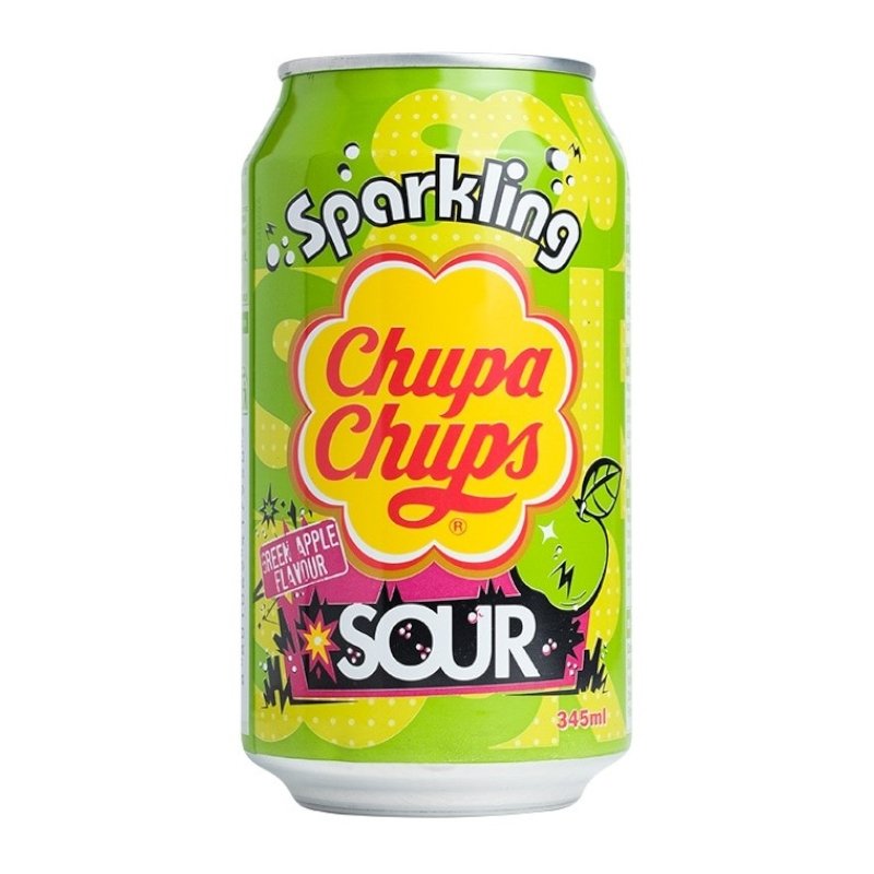 Chupa Chups Green Apple Flavour Soda 345ml - Candy Mail UK
