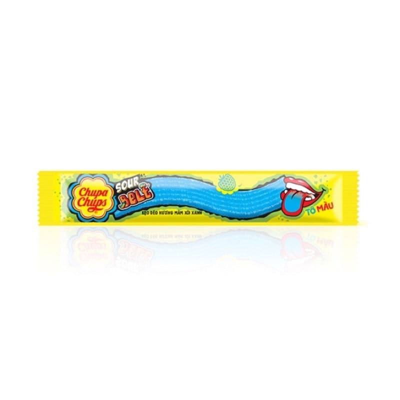 Chupa Chups Sour Belt Blue Raspberry 7g - Candy Mail UK