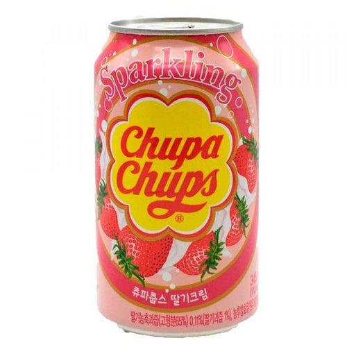 Chupa Chups Strawberry and Cream 345ml - Candy Mail UK