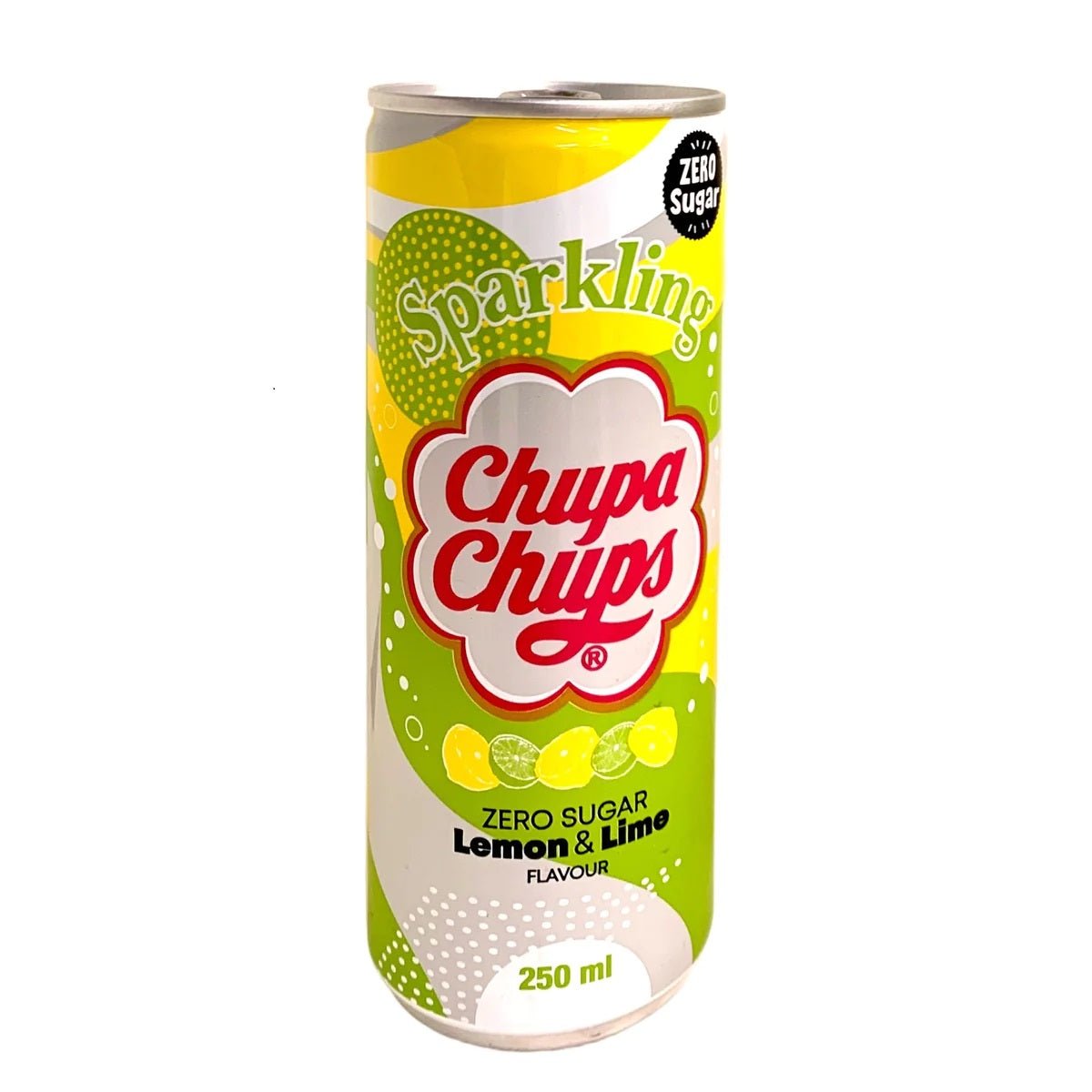 Chupa Chups Zero Sugar Lemon and Lime Slim Can 250ml - Candy Mail UK