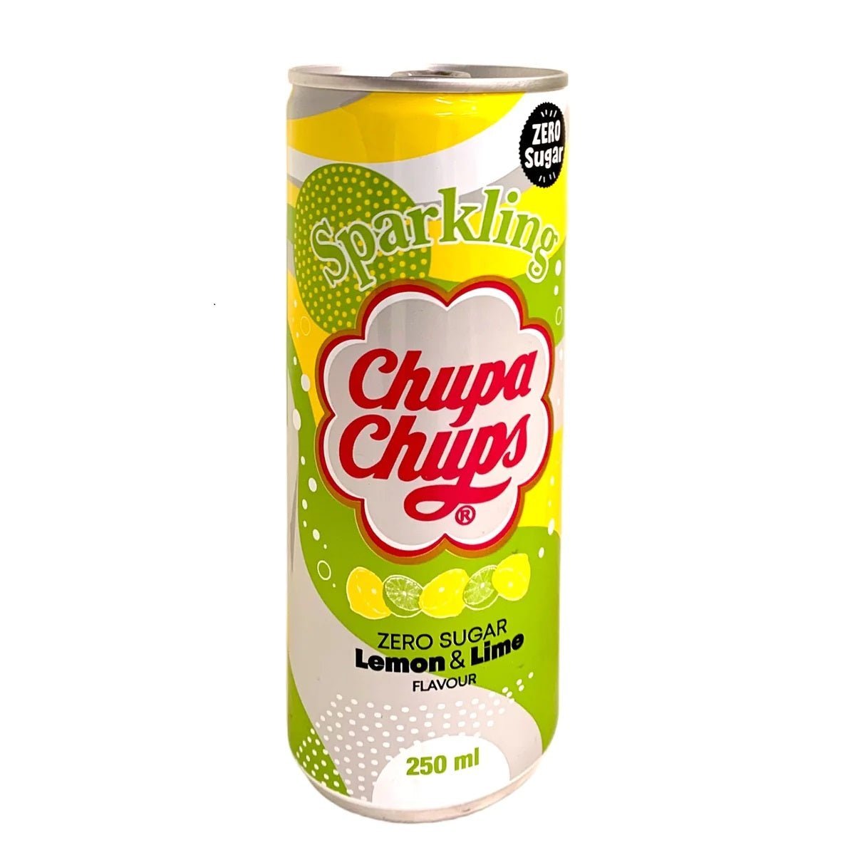 Chupa Chups Zero Sugar Lemon and Lime Slim Can 250ml Best Before (09/02/24) - Candy Mail UK