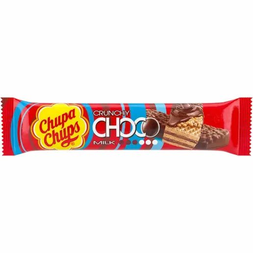 Chupa Cups Choco Crunchy Milk (Italy) 27g - Candy Mail UK