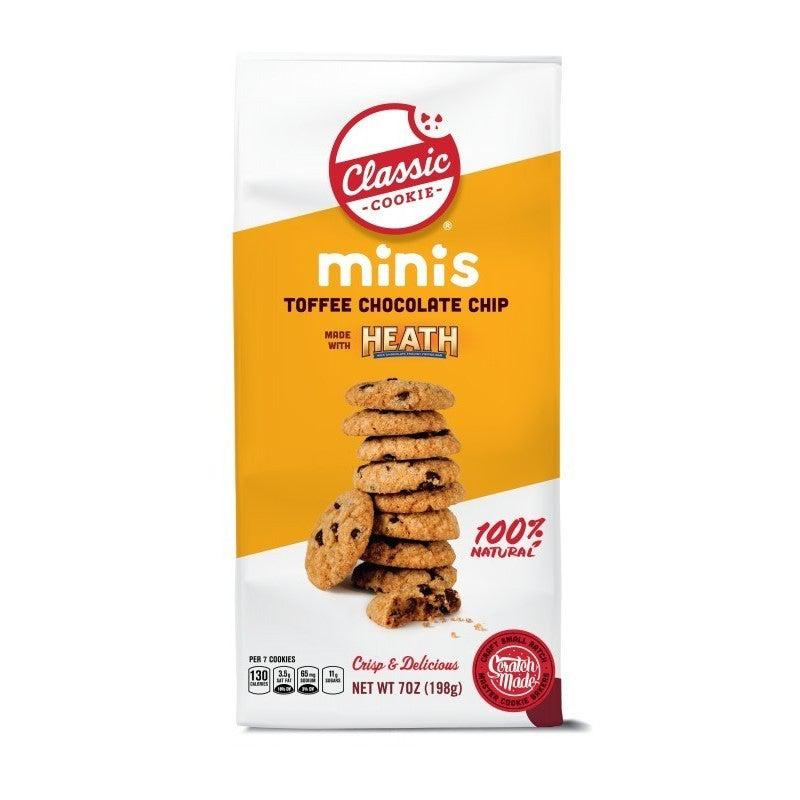 Classic cookie Toffee Chocolate Chip with Heath Mini Cookies 198g - Candy Mail UK