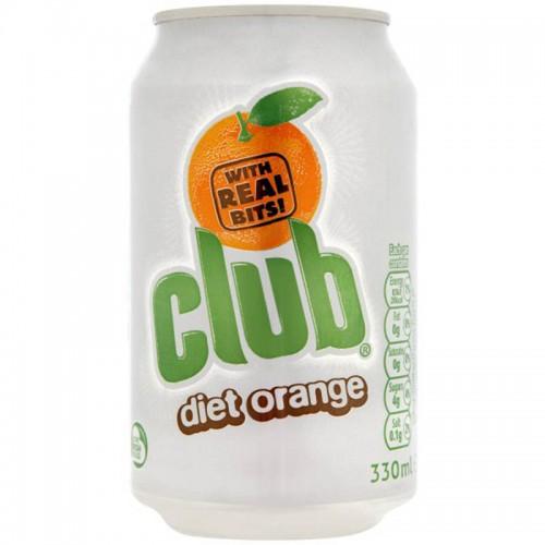 Club Diet Orange Soda 330ml (Ireland) - Candy Mail UK