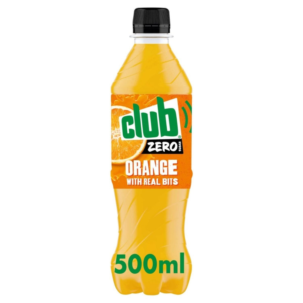 Club ZERO Orange Soda 500ml (Ireland) - Candy Mail UK