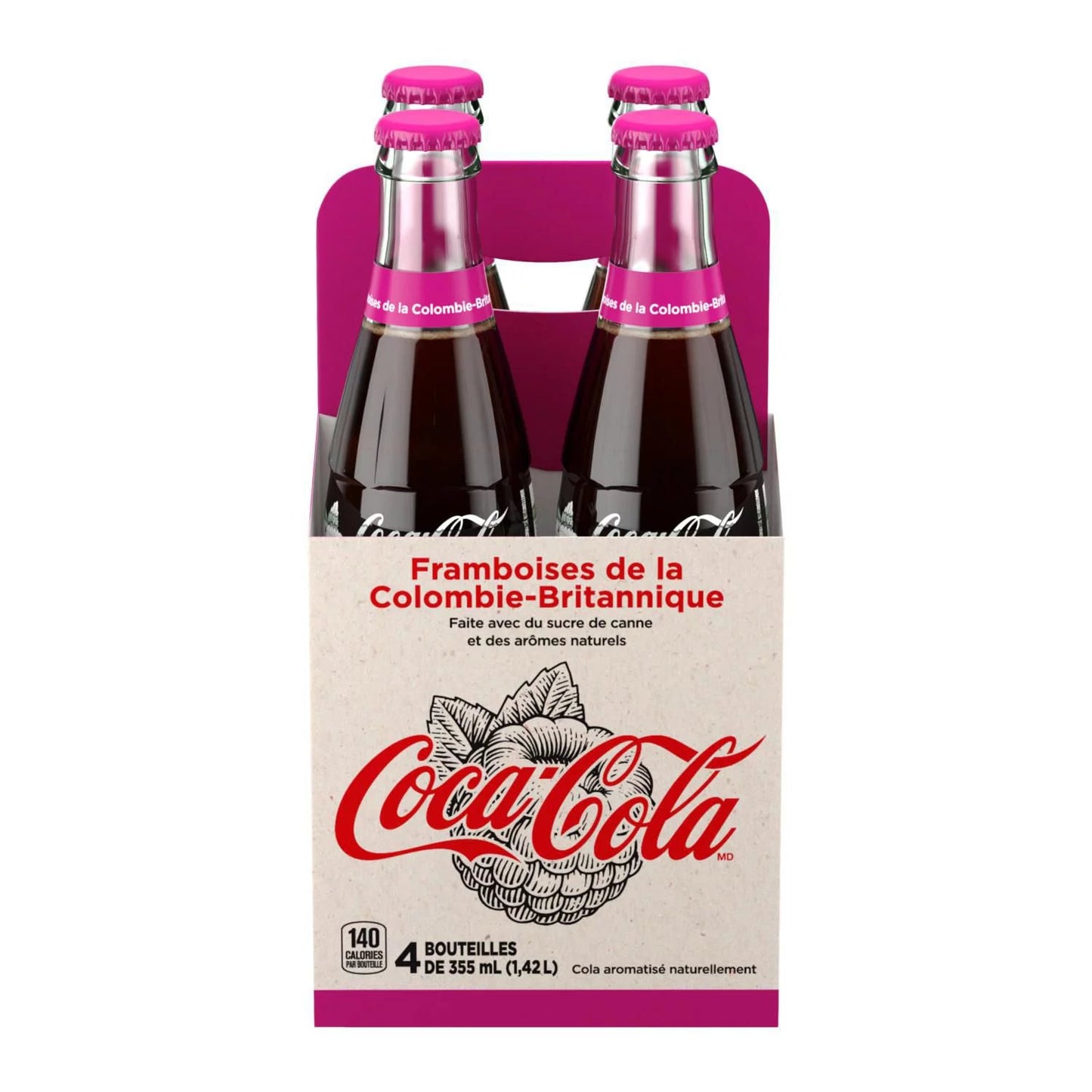 
                  
                    Coca Cola British Columbia Raspberry (Canada) 4 x 355ml - Candy Mail UK
                  
                