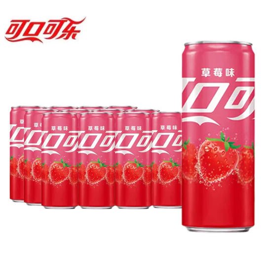 Coca-Cola Strawberry (China) 330ml - Candy Mail UK