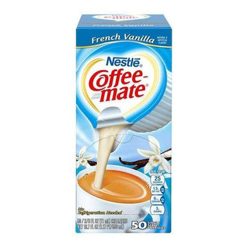 Coffeemate Flüssiger Milchkännchen French Vanilla, Schachtel mit 50 Stück