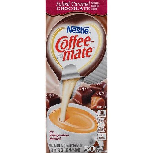 Coffeemate Salted Caramel Chocolate Liquid Creamer Box 50ct - Candy Mail UK