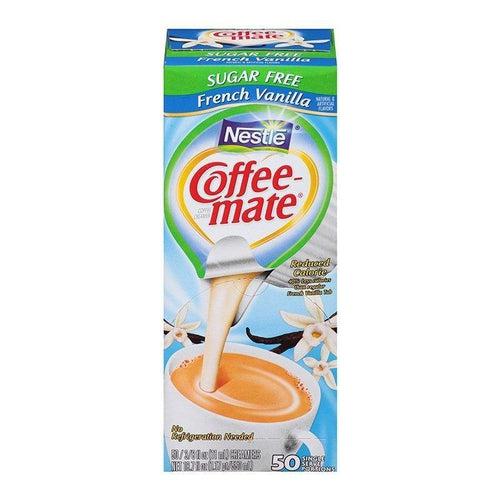 Coffeemate Sugar Free French Vanilla Liquid Creamer Box 50ct - Candy Mail UK