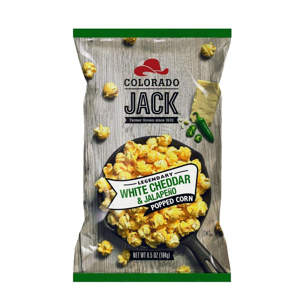 Colorado Jack Legendary White Cheddar and Jalapeno Corn 184g - Candy Mail UK