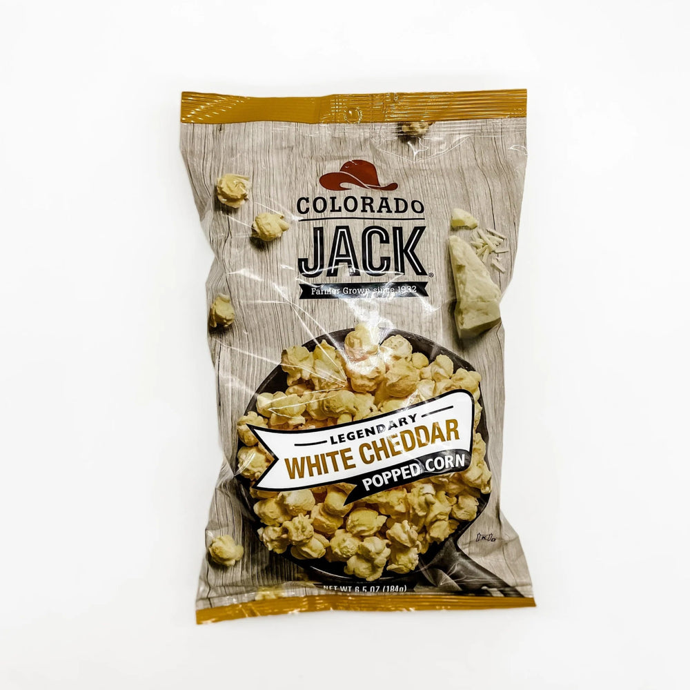 Colorado Jack Legendary White Cheddar Popped Corn 184g - Candy Mail UK