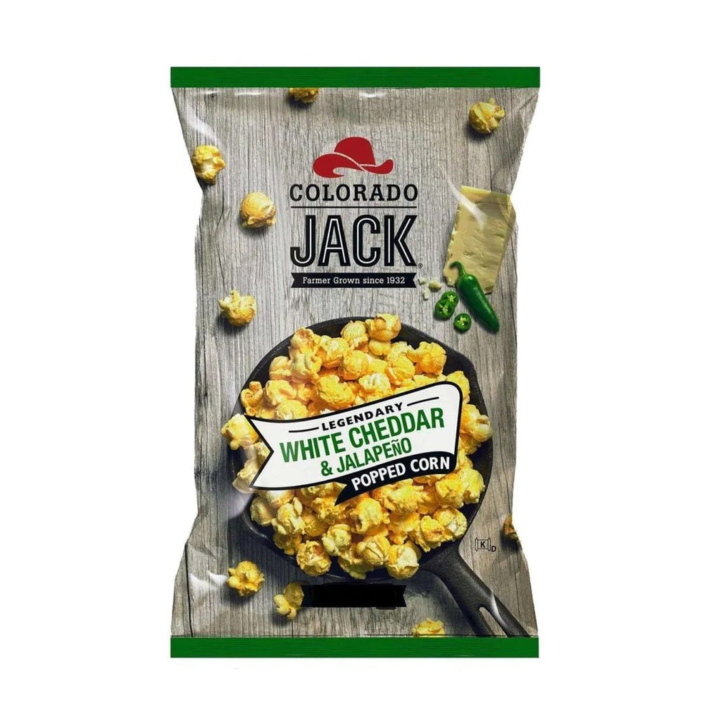 Colorado Jack White Cheddar and Jalapeno Popped Corn 57g - Candy Mail UK