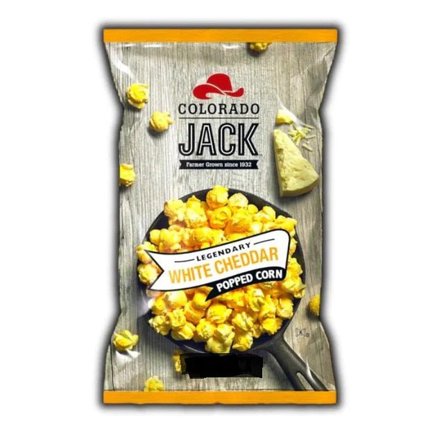 Colorado Jack White Cheddar Popped Corn 57g - Candy Mail UK