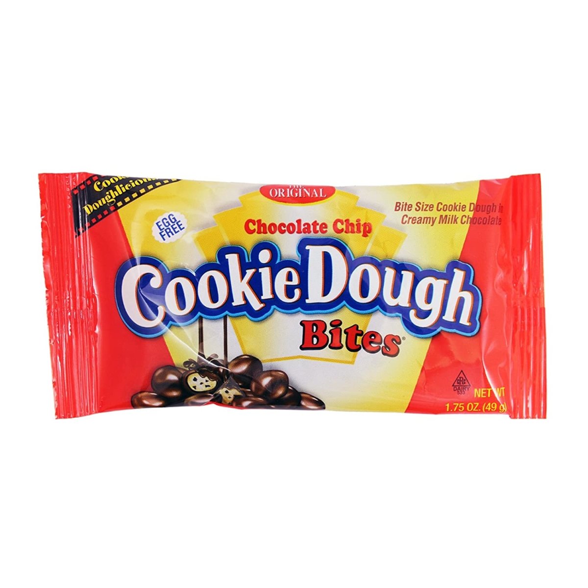 Cookie Dough Bites- Choc Chip Bag 49g - Candy Mail UK