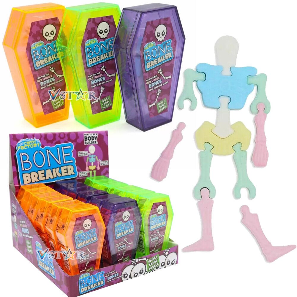 Crazy Candy Factory Bone Breaker Candy Puzzles 25g - Candy Mail UK