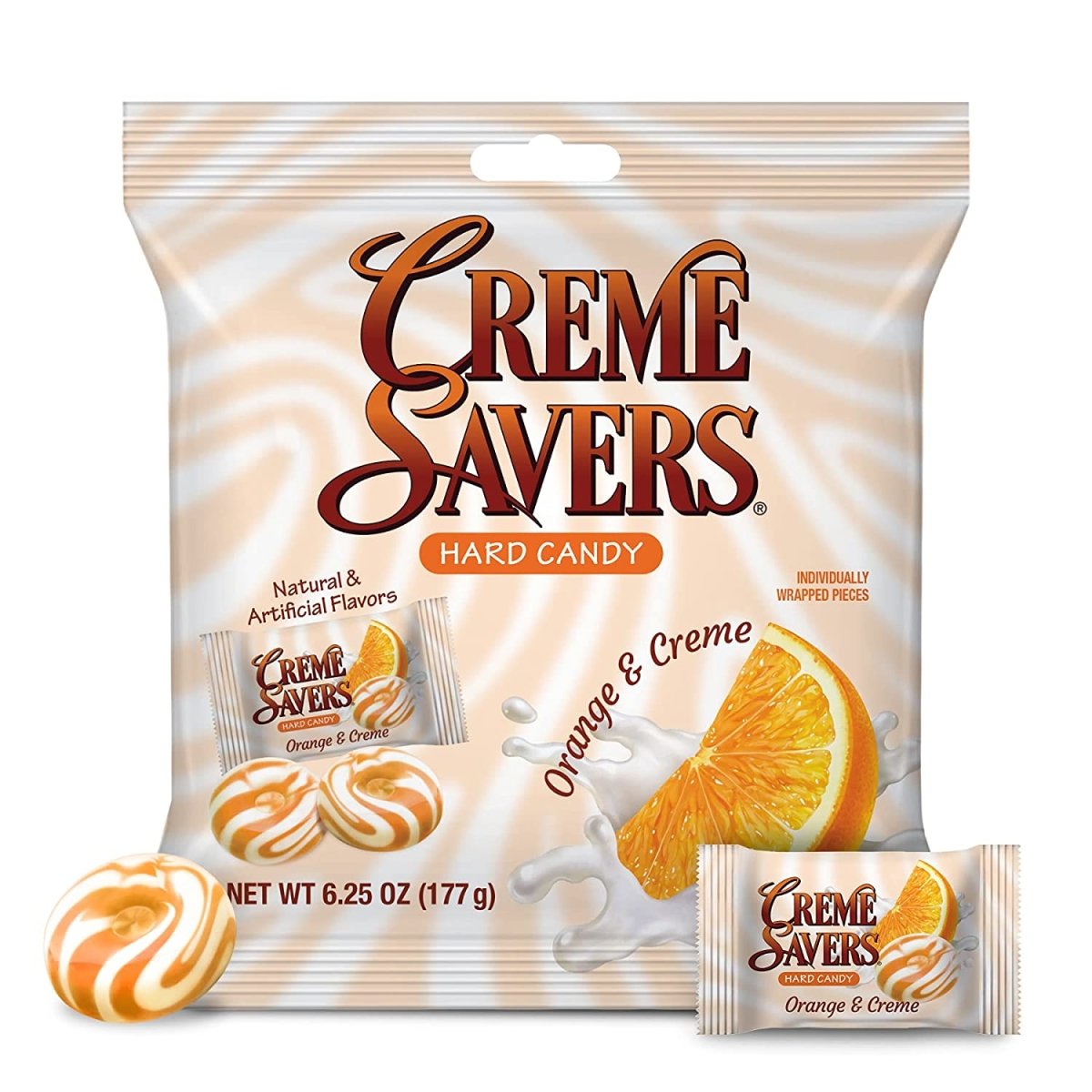 Creme Savers Orange and Creme 177g - Candy Mail UK