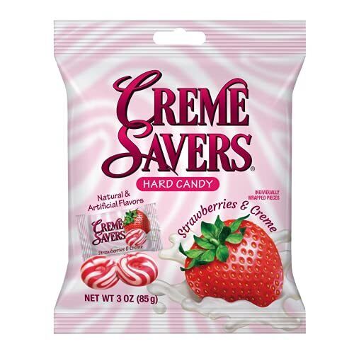 Creme Savers Strawberries and Creme 177g - Candy Mail UK