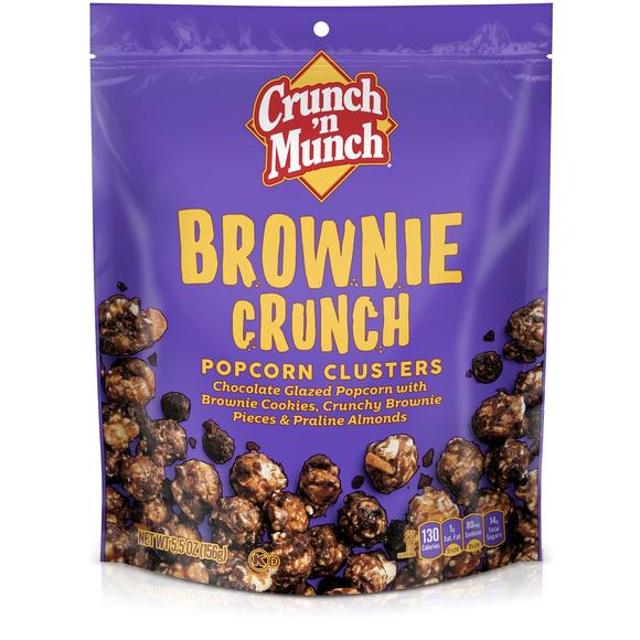 Crunch 'n Munch Brownie Brittle Crunch Popcorn 156g Best Before13th FEB 2022 - Candy Mail UK