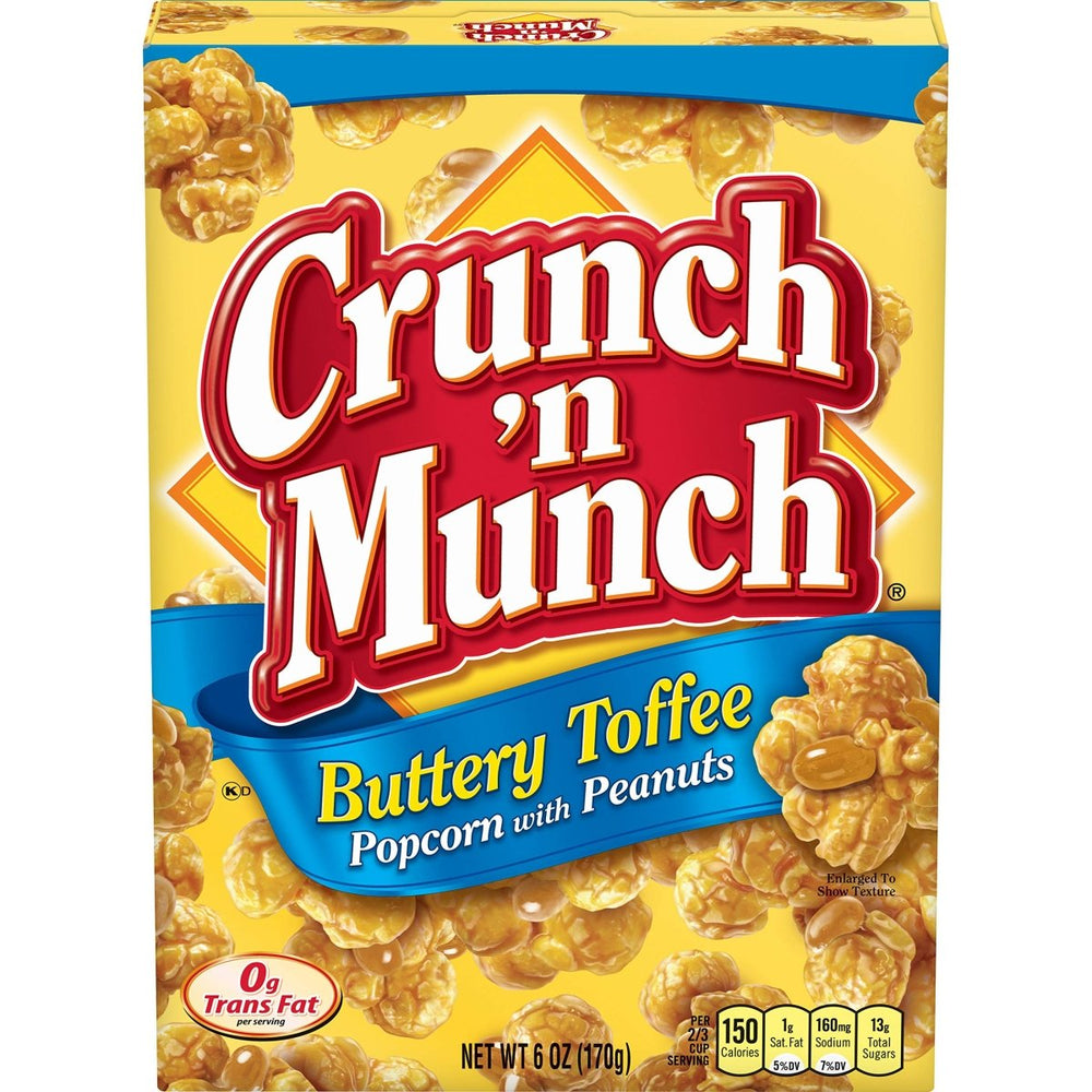 Crunch 'n Munch Buttery Toffee Popcorn 99g - Candy Mail UK