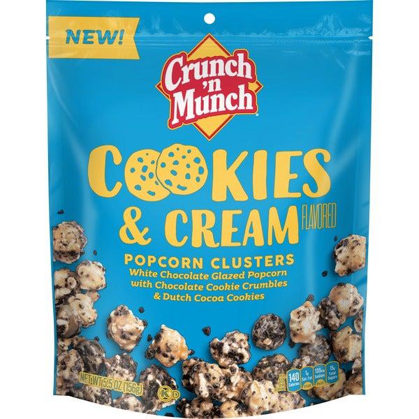 Crunch 'n Munch Cookies & Cream Popcorn 156g - Candy Mail UK