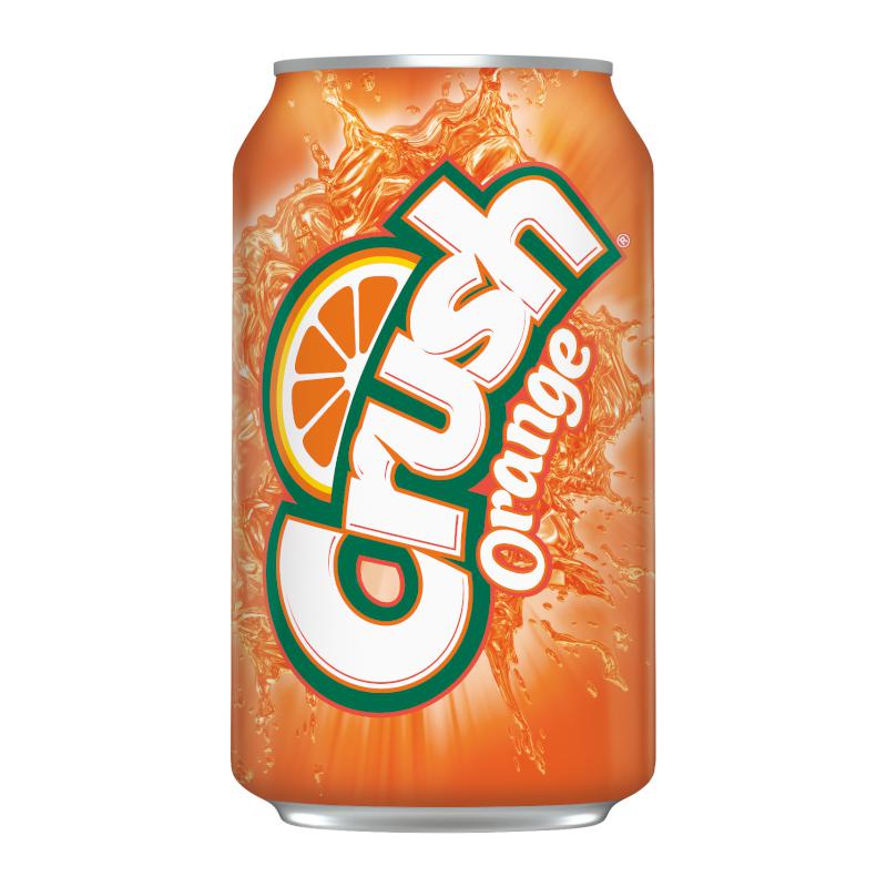 Crush Orange Soda (Canada) 355ml (14/03/2022) - Candy Mail UK