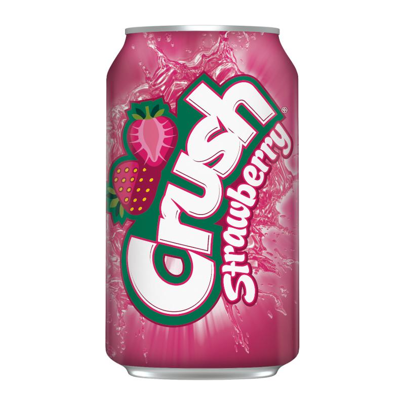 Crush Strawberry Soda 355ml - Candy Mail UK