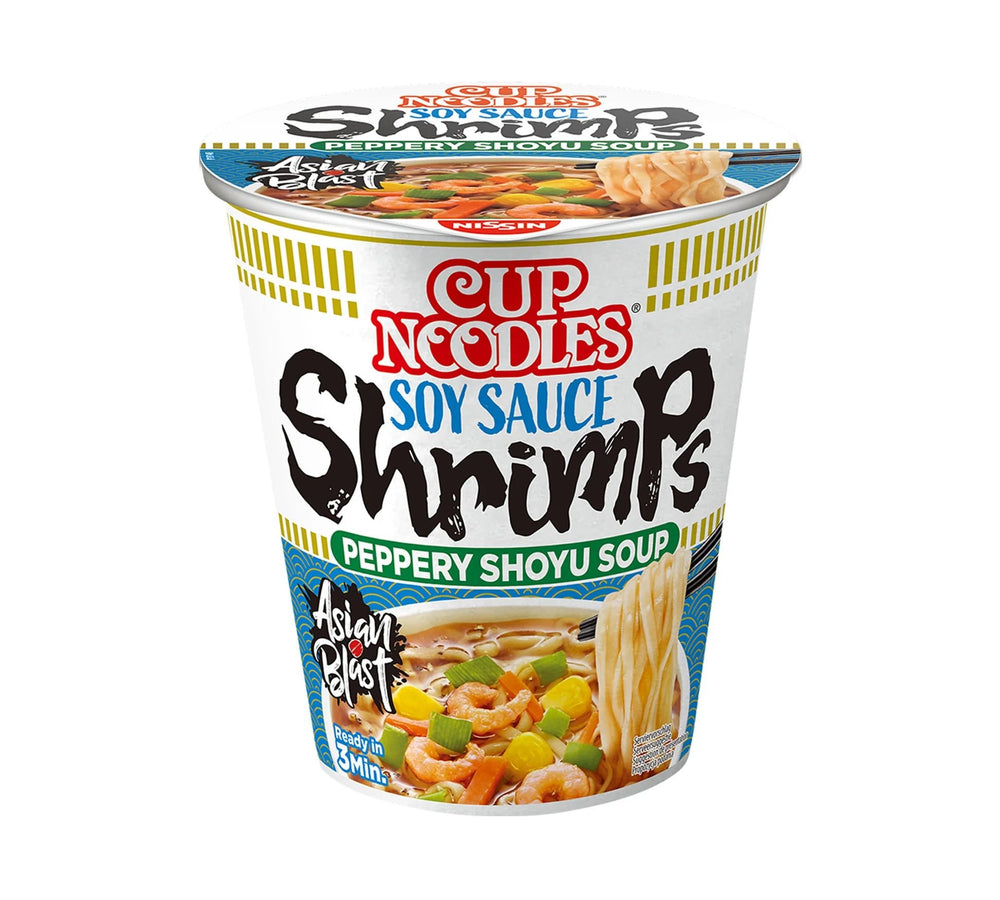 Cup Noodle Soy Sauce Shrimp 64g - Candy Mail UK