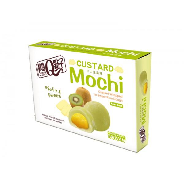 Custard Mochi Box Kiwi 168g - Candy Mail UK